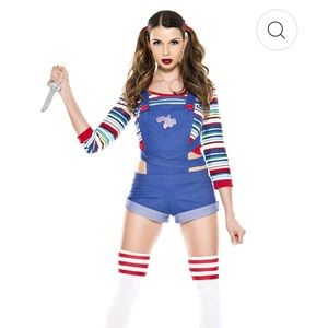 3 piece nightmare killer doll costume